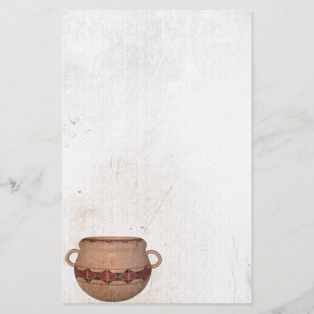 Hopi Pueblo Pottery  Stationery (Front)