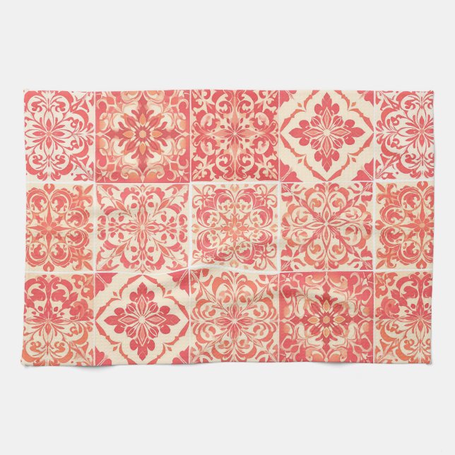 Hopia Orange Kitchen Towel (Horizontal)
