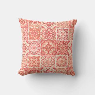 Hopia Orange Throw Pillow