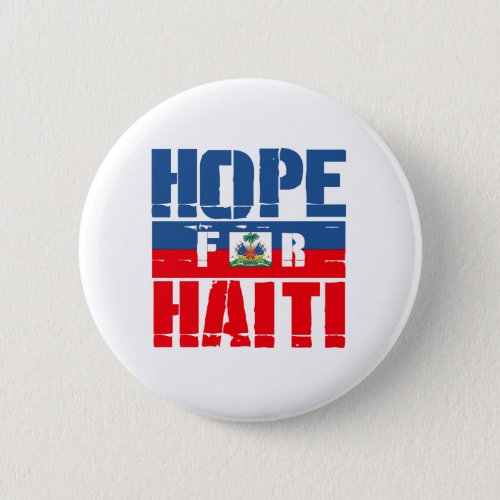 Hoping for Haiti Pinback Button
