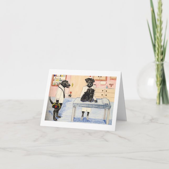 Hoping You Feel Better Soon  Thank You Card (Front)