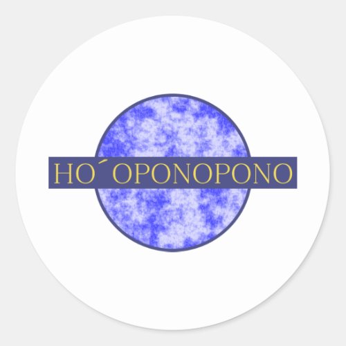 hopopono classic round sticker