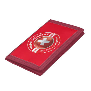 Hopp Schwiiz Trifold Wallet