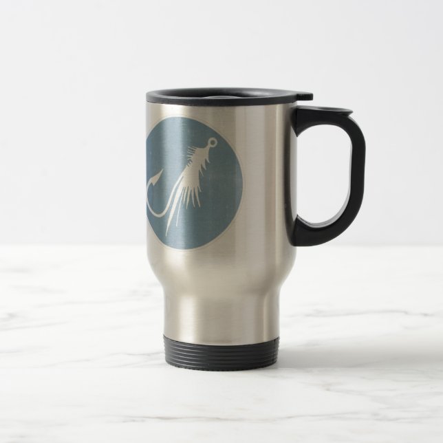 Hopper's Copper Fly Travel Mug (Right)