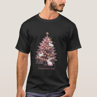 Hoppin Around The Christmas Tree Bunny Christmas G T-Shirt