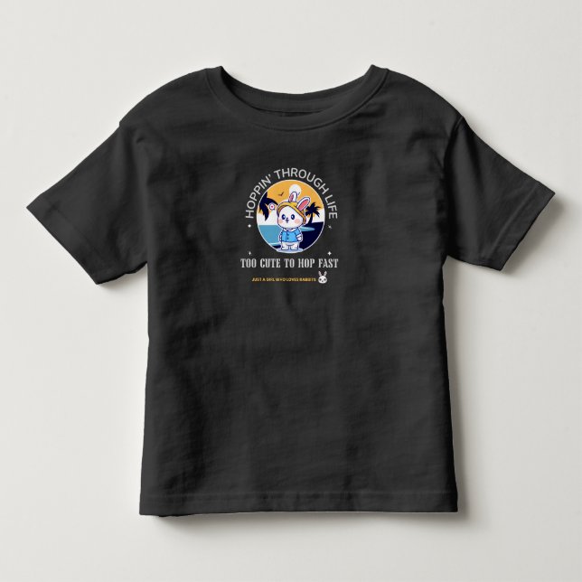 Hoppin’ Through Life Toddler T-shirt (Front)