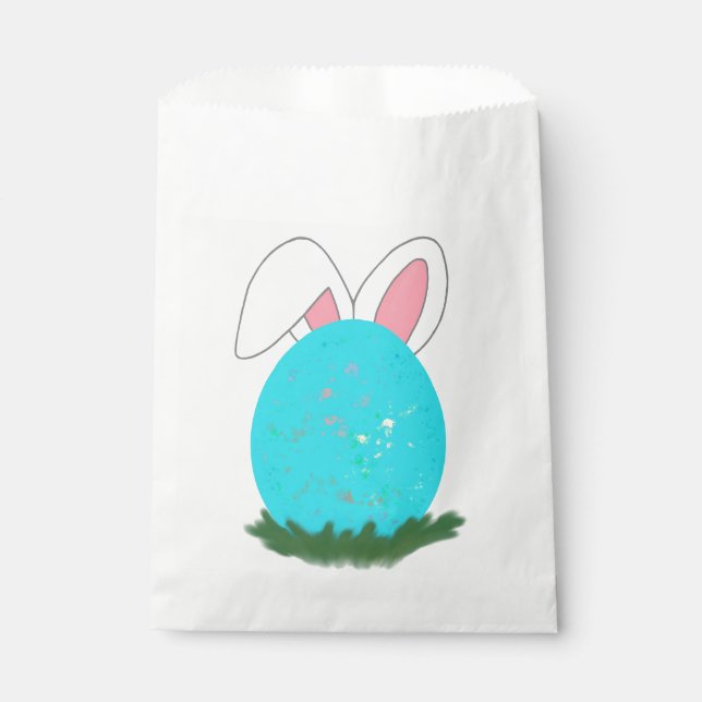 Hopping down the Bunny trail! Favor Bag (Front)