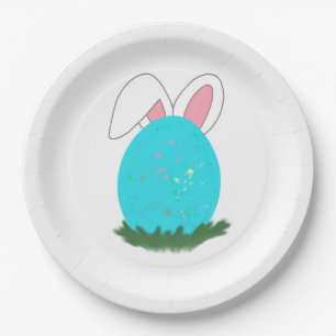 Hopping down the Bunny trail! Paper Plates