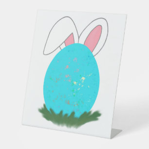 Hopping down the Bunny trail! Pedestal Sign