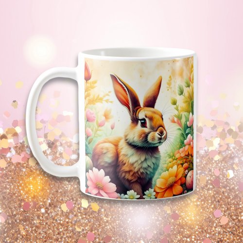 Hopping in to Easter with Joy Vintage Bunny Coffee Mug