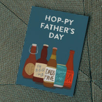 Hoppy Beer Father's Day Card
