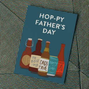 Hoppy Beer Father's Day Card