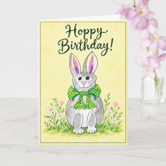 Hoppy Birthday Card