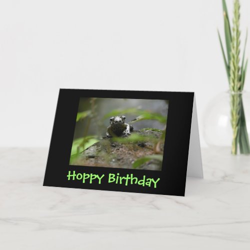 Hoppy Birthday Card