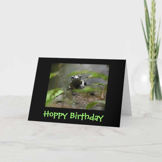 Hoppy Birthday Card (Front)