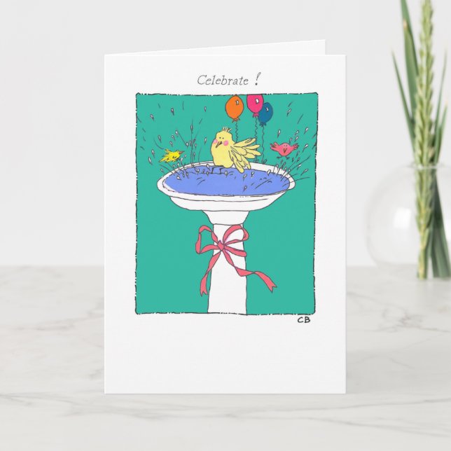 "Hoppy" Birthday Card (Front)