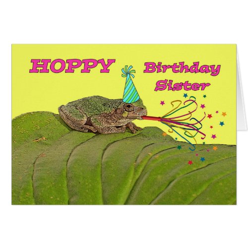 Hoppy Birthday for Sister Frog Birthday Party