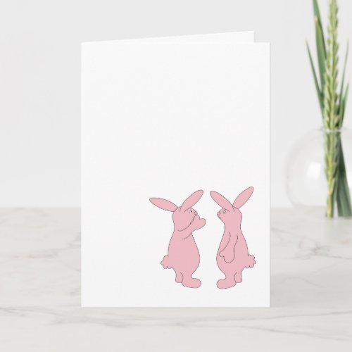 Hoppy Birthday Rabbits Card