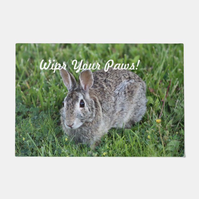 Hoppy Bunny Doormat (Front)