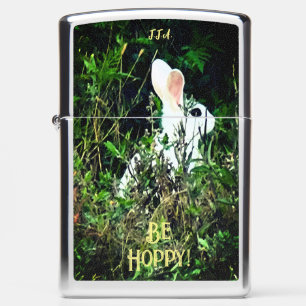 Hoppy Bunny w/ Initials or Name Zippo Lighter