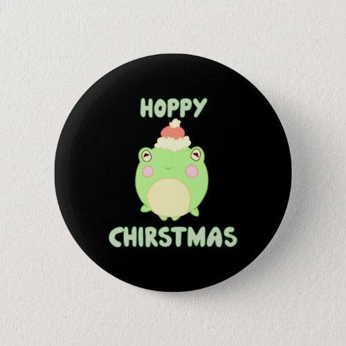 Hoppy Christmas  Button