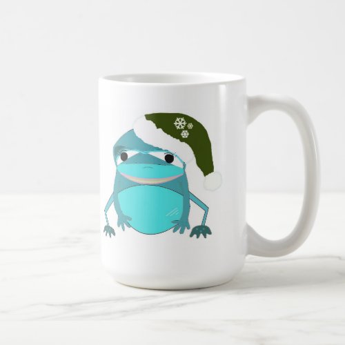 Hoppy Christmas Frog Coffee Mug
