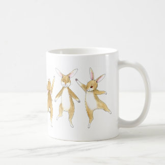 Hoppy Dance Bunnies Coffee Mug