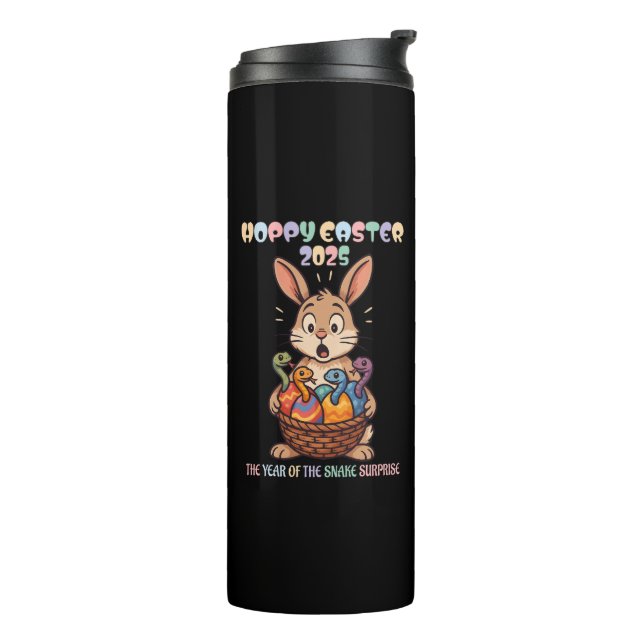 Hoppy Easter 2025: The Year of the Snake Surprise! Thermal Tumbler (Rotated Left)