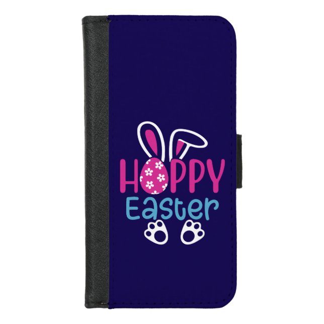 Hoppy Easter-54411 iPhone Wallet Case (Front)