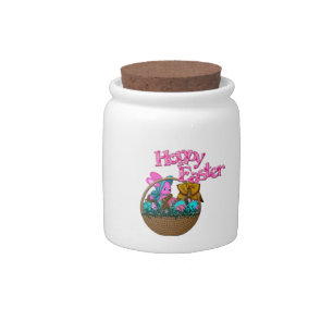 Hoppy Easter Basket Candy Jar
