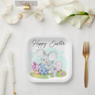 Hoppy Easter Bliss Paper Plates