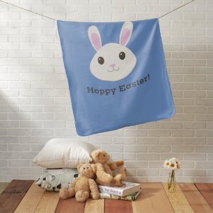 Hoppy Easter Bunny Baby Blanket