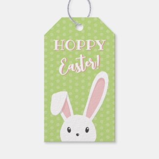 Hoppy Easter Bunny Cute Funny Spring Green