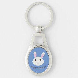Hoppy Easter Bunny Keychain