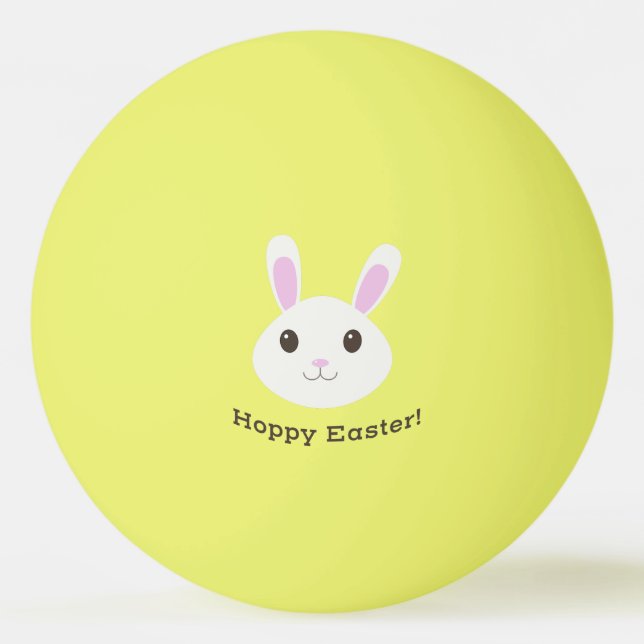 Hoppy Easter Bunny Ping Pong Ball (Front)