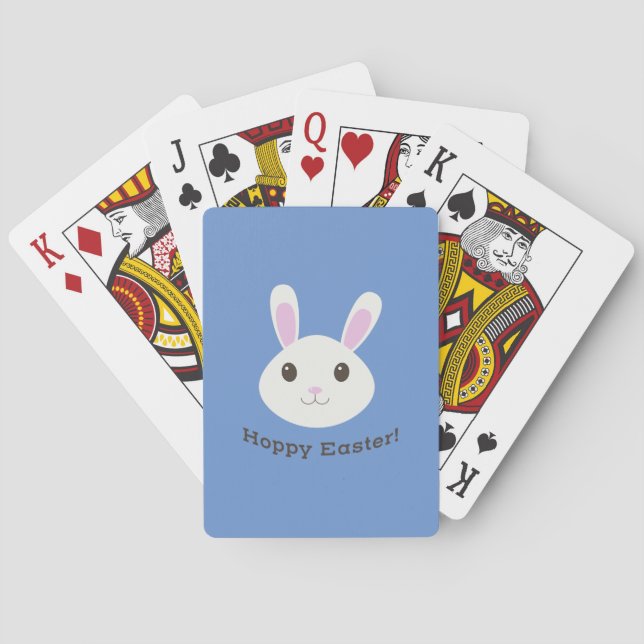 Hoppy Easter Bunny Poker Cards (Back)