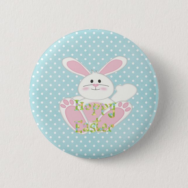 Hoppy Easter Button (Front)