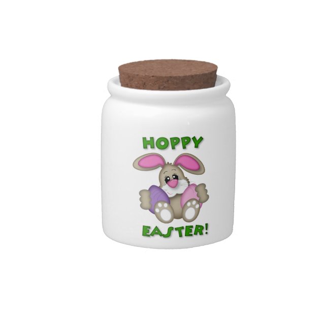 Hoppy Easter Candy Jar (Front)