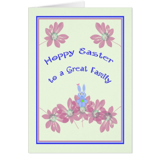 Hoppy Easter Card from Babysitter (Front)