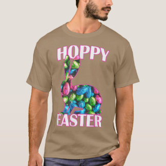 Hoppy Easter Chocolate Easter Bunny  T-Shirt