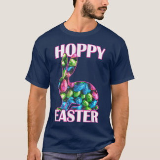 Hoppy Easter Chocolate Easter Bunny T-Shirt