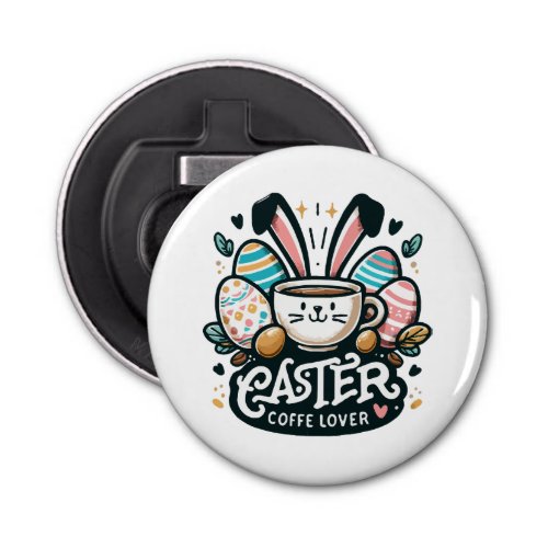Hoppy Easter Coffee Fan Bottle Opener