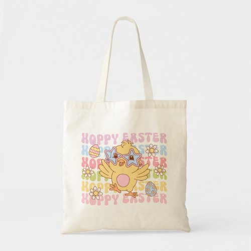 Hoppy Easter Cute Chick Tote Bag