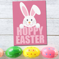 Hoppy Easter - Cute Happy Easter Bunny Pun