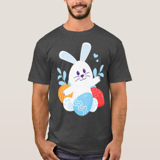 Hoppy Easter Egg Bunny Rabbit T-Shirt