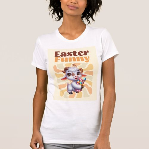 Hoppy Easter Goat T_Shirt Designs in sakuraDeco