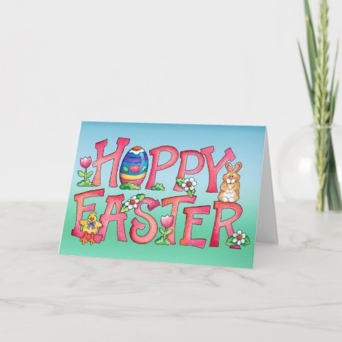 Hoppy Easter Greeting Card