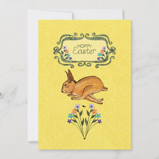 Hoppy Easter Kids Card  (Front)