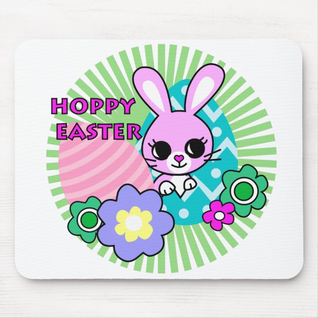 hoppy easter. mouse pad (Front)