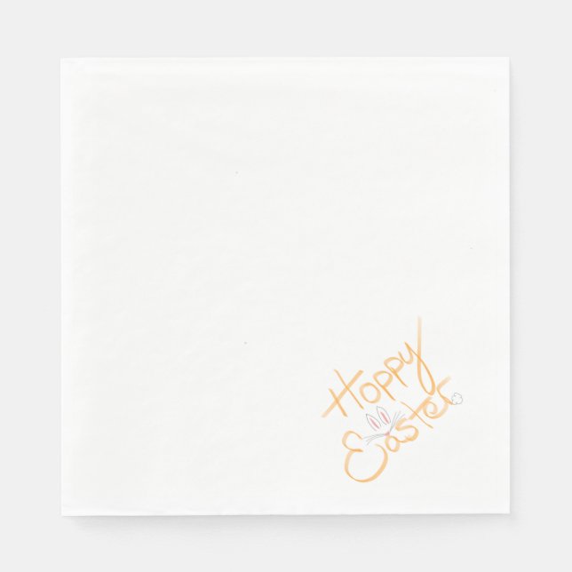 Hoppy Easter! Napkins (Front)